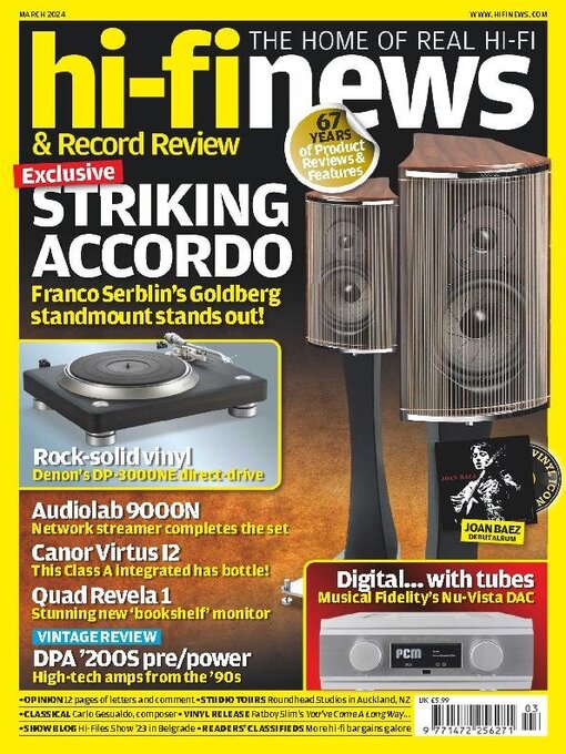 Title details for Hi Fi News by AV Tech Media Ltd - Available